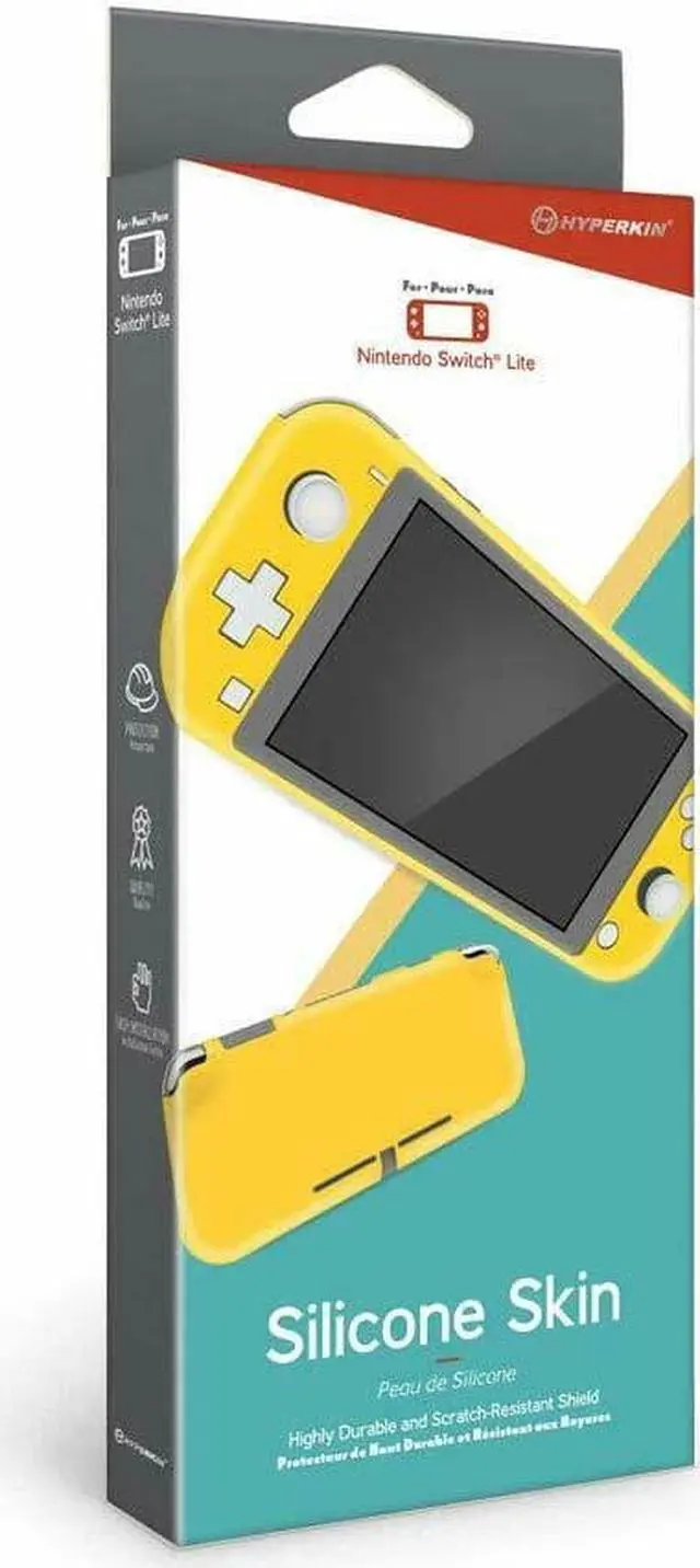 Alt view image 3 of 5 - Hyperkin Silicone Skin Console Case for Nintendo Switch Lite - Yellow