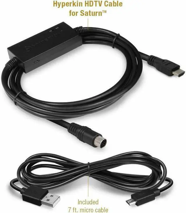 Alt view image 2 of 4 - Hyperkin HDTV HD Cable for Sega Saturn