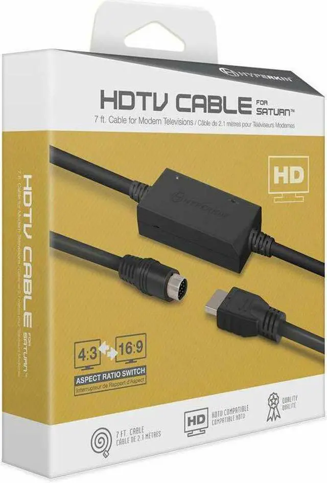 Alt view image 4 of 4 - Hyperkin HDTV HD Cable for Sega Saturn