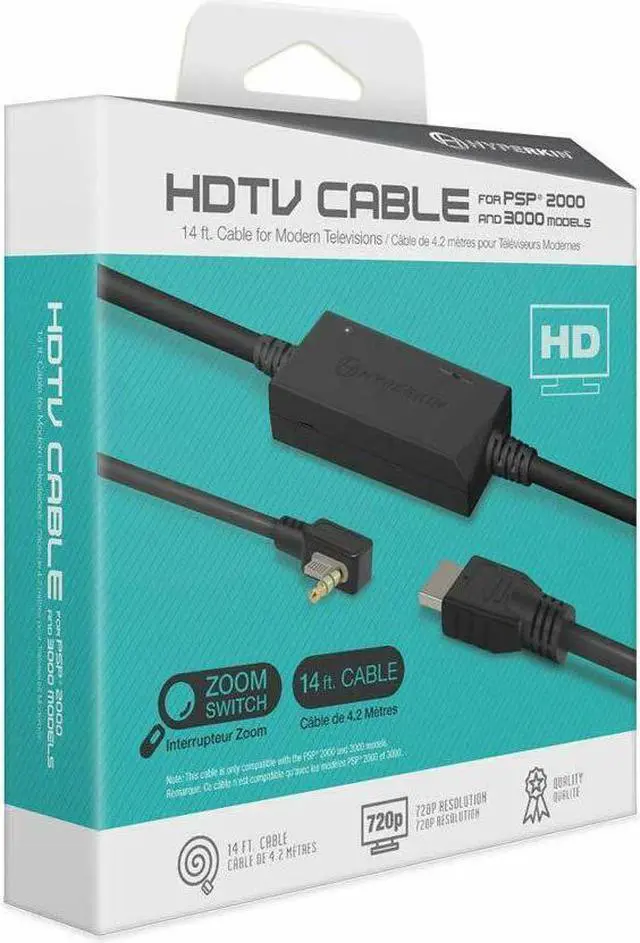 Alt view image 4 of 12 - Hyperkin HD HDTV Cable for PSP 2000 and 3000 models