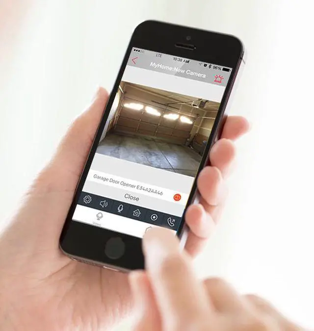 Alt view image 6 of 8 - Home8 Video-Verified GarageShield Garage Door Control System, Monitors and Controls Garage Door from Smartphone with Video, 1-Camera
