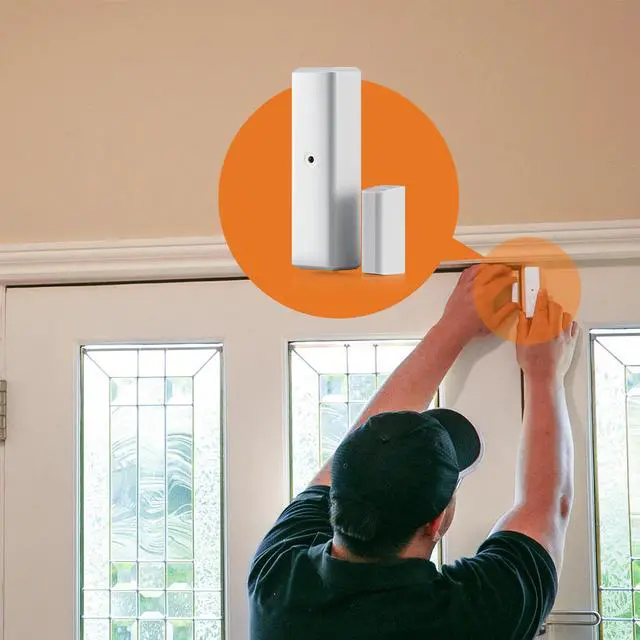 Alt view image 7 of 8 - Home8 Video-Verified Interactive Alarm Smart Security System-Wireless Home Security Alarm System w/ Twist HD Camera, Door/Window Sensors, Indoor Siren, and Free Basic Service