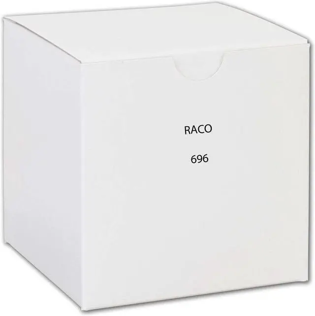 Alt view image 3 of 6 - RACO 696 Electrical Box, 45 cu in, Masonry Box Type, 2 Gangs, Galvanized Zinc,