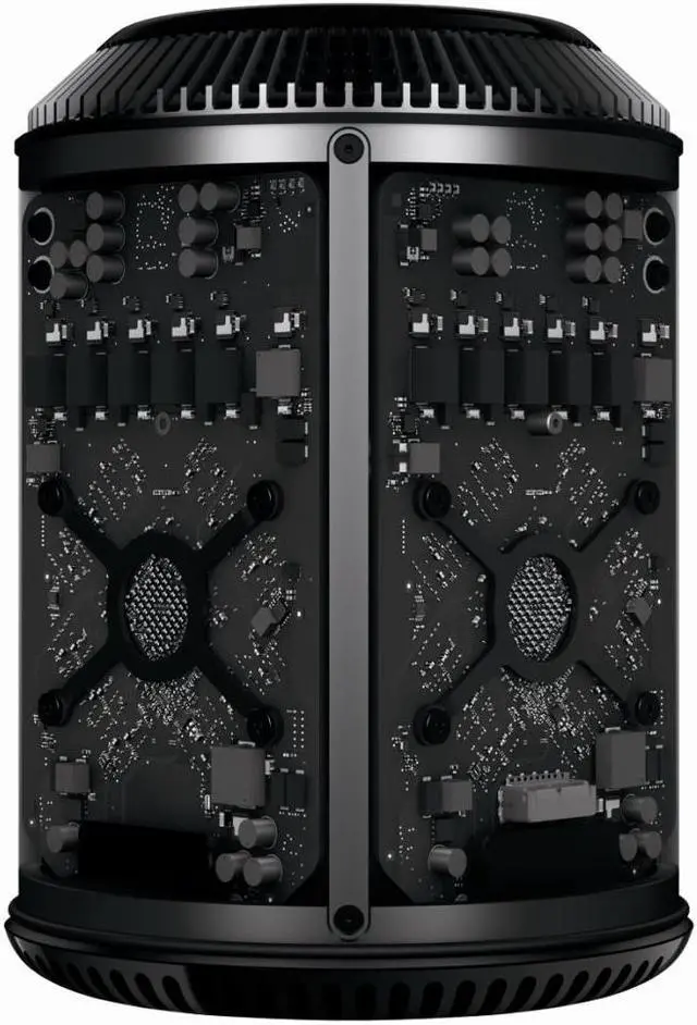 Alt view image 3 of 3 - Apple A Grade Desktop Mac Pro 3.5GHZ 6-Core Xeon (D500 Video Late 2013) MD878LL/A-D500 8GB Memory 256GB Flash Hard Drive Turbo Boost up to 3.9GHz Mac OS Sierra Installed