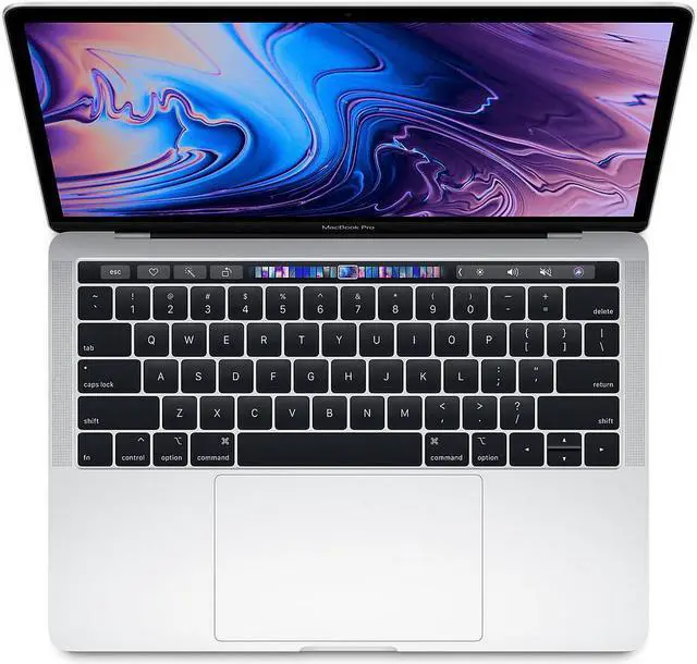 Alt view image 2 of 3 - Excellent Grade Macbook Pro 13.3-inch (Retina, Silver, Touch Bar) 2.4Ghz Quad Core i5 (2019) MV972LL/A 512GB SSD 16GB Memory 2560x1600 Display Mac OS Big Sur Power Adapter Included