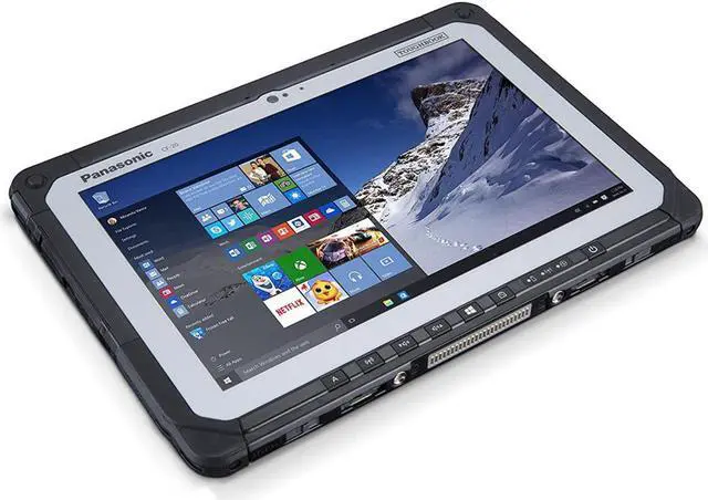 Alt view image 4 of 5 - Toughbook A Grade CF-20 10.1-inch (Multi Touch WUXGA 1920 x 1200) 1.1GHZ Core m5-6Y57 128GB SSD 8GB RAM 4G LTE Multi Carrier FirstNet Pen Windows 10 Pro Power Adapter