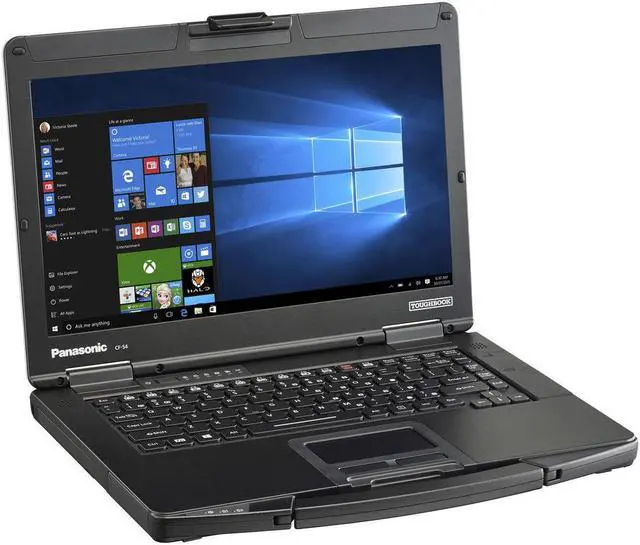 Alt view image 2 of 5 - Toughbook A Grade CF-54 14-inch (HD Multi-Touch 1920 x 1080) 2.3GHZ Core i5-5300U 256GB SSD 8GB RAM 4G LTE Multi FirstNet DVD GPS Smartcard Fingerprint Pen Windows 10 Pro Power Adapter