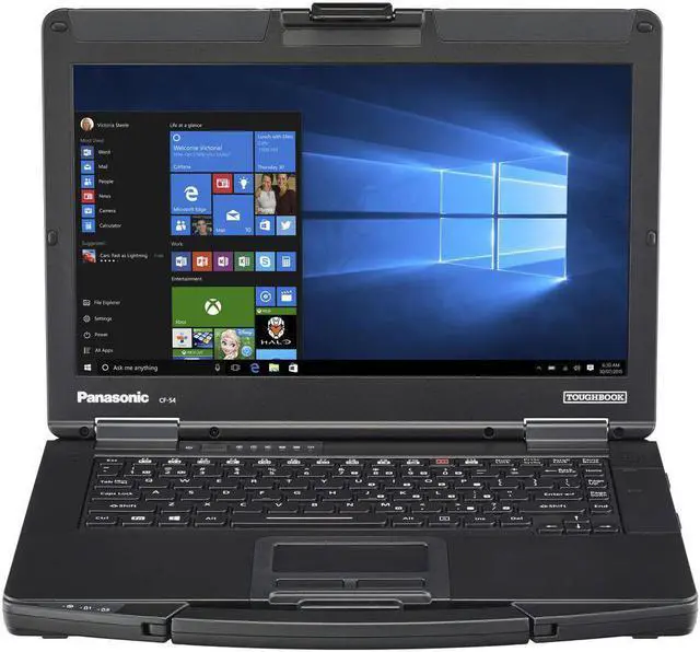 Main image of Toughbook A Grade CF-54 14-inch (HD Multi-Touch 1920 x 1080) 2.3GHZ Core i5-5300U 256GB SSD 8GB RAM 4G LTE Multi FirstNet DVD GPS Smartcard Fingerprint Pen Windows 10 Pro Power Adapter