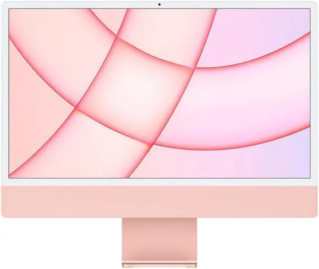 Main image of Apple A Grade Desktop Computer iMac 24-inch (Retina 4.5K 7GPU, Pink) 3.2GHZ 8-Core M1 (2021) MJVA3LL/A 8 GB & 256 GB Flash HD 4480 x 2520 Display Mac OS Includes Keyboard and Mouse