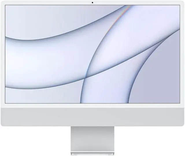Main image of Apple iMac 24-inch (Retina 4.5K 7GPU,Silver,Excellent Grade,1yr Warranty) 3.2GHZ 8-Core M1 (2021) MGTF3LL/A 8 GB & 256 GB Flash HD 4480 x 2520 Display Mac OS Includes Apple Wireless Keyboard and Mouse