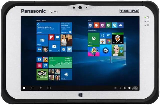 Main image of Panasonic A Grade Toughpad 7-inch (Multi-Touch 1280 x 800) 1.6GHZ Dual Core i5 (4th Gen) 128 GB SSD 8 GB Memory Stylus Pen Windows 10 Pro Power Adapter Included