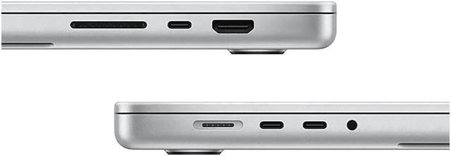 Alt view image 2 of 4 - Apple A Grade Macbook Pro 14-inch (Retina XDR, 24-GPU, Silver, 1yr Warranty) 3.2Ghz 10-Core M1 Max (2021) MKGT3LL/A-BTO 2TB Flash 32GB Memory 3024x1964 Display Mac OS Power Adapter