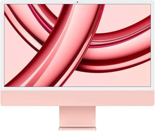 Main image of (Grade A - Excellent) iMac 24 (Retina 4.5K 8GPU, Pink) 4.05Ghz 8-Core M3 (2023) 16 GB & 256 GB Flash HD 4480 x 2520 Display Mac OS Original Wireless Keyboard/Mouse