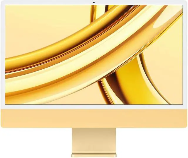 Main image of (Grade A - Excellent) iMac 24 (Retina 4.5K 10GPU, Yellow) 4.05Ghz 8-Core M3 (2023) 16 GB & 256 GB Flash HD 4480 x 2520 Dual Boot Mac OS/Win 11 Original Wireless Keyboard/Mouse