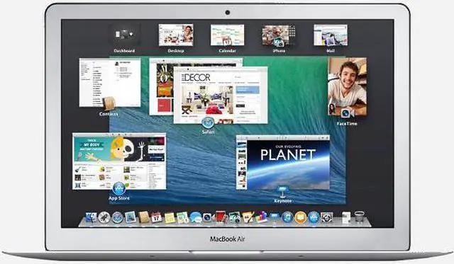 Alt view image 2 of 4 - Apple Laptop MacBook Air Intel Core i5-4260U 4 GB LPDDR3 Memory 128 GB SSD Intel HD Graphics 5000 11.6" Non-Touch Screen OS X 10.9 Mavericks MD711LL/B
