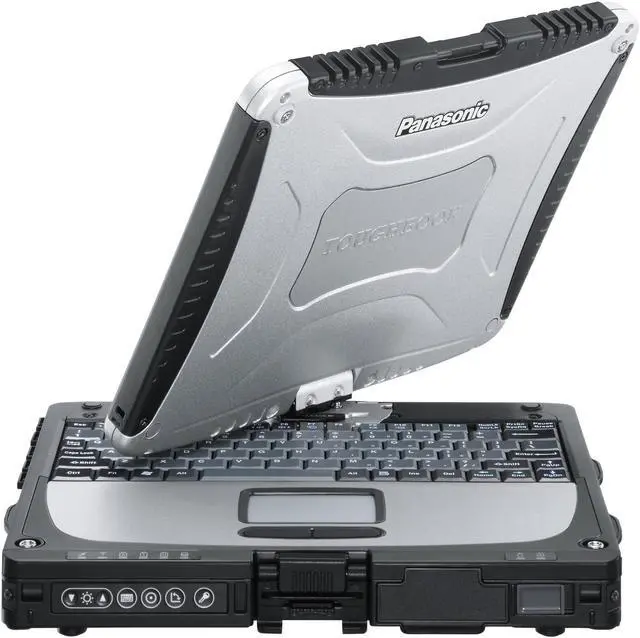Alt view image 2 of 3 - Panasonic A Grade CF-19 Toughbook 10.1-inch (Touch XGA sunlight-viewable LED 1024 x 768) 1.2GHz Core 2 Duo 500GB HD 4 GB Memory GOBI Broadband Digitizer Pen Win 7 Pro OS Power Adapter Included