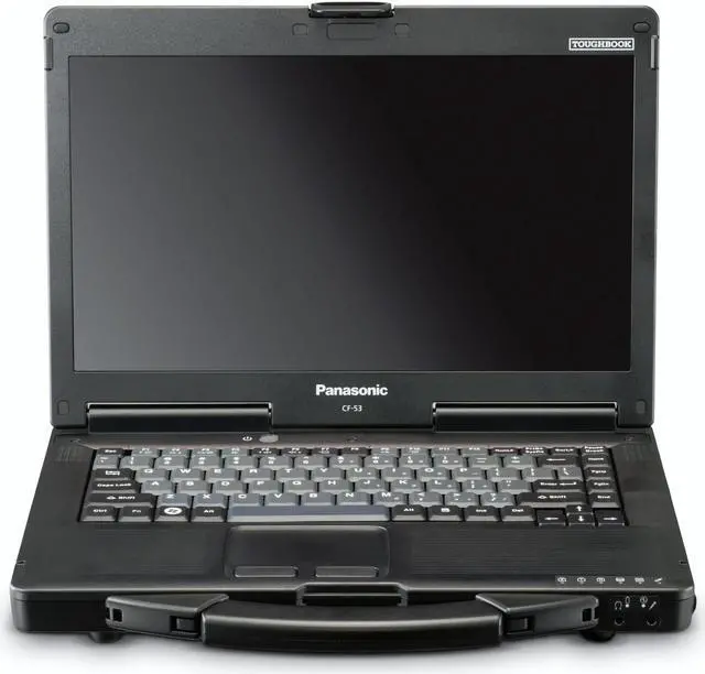Main image of Panasonic A Grade CF-53 Toughbook 14-inch (High Definition-720p LED 1366 x 768) 2.1GHz Core i5 250GB HD 2 GB Memory Win 7 Pro OS Power Adapter Included
