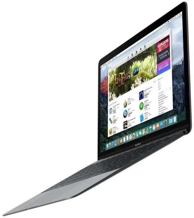 Alt view image 2 of 3 - Apple A Grade Macbook 12-inch (Retina, Space Gray) 1.2GHz Core m5 (Early 2016) MLH82LL/A 512 GB SSD 8 GB Memory 2304x1440 Display Mac OS X v10.12 Sierra Power Adapter Included