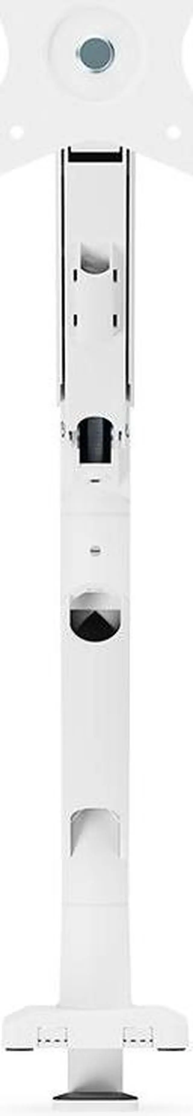 Alt view image 5 of 7 - Pixio PS1S Wave White Single Monitor Arm Stand Desk Mount - Fits up to 32 inches Monitors and up to 19.8lbs. VESA Compatibility and Integrated Cable Management