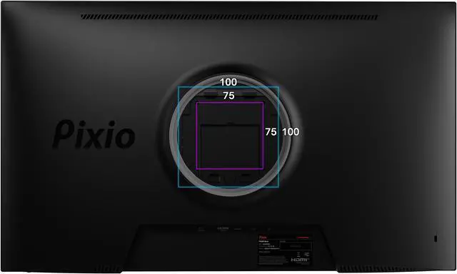 Alt view image 7 of 7 - Pixio PX248 Wave Black 24" Fast IPS FHD 1920 x 1080 200Hz Refresh Rate 1ms GTG Response Time Adaptive Sync Gaming Monitor