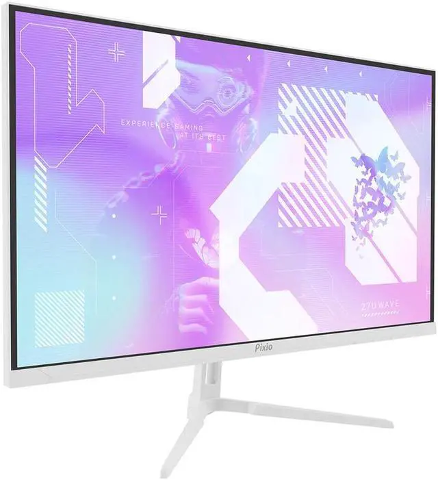 Alt view image 3 of 7 - Pixio PX27U Wave White 27" 4K UHD 160Hz Refresh Rate Fast IPS 1ms GTG Response Time Gaming Monitor with Adaptive Sync