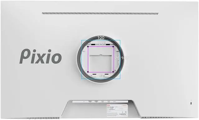 Alt view image 7 of 7 - Pixio PX27U Wave White 27" 4K UHD 160Hz Refresh Rate Fast IPS 1ms GTG Response Time Gaming Monitor with Adaptive Sync