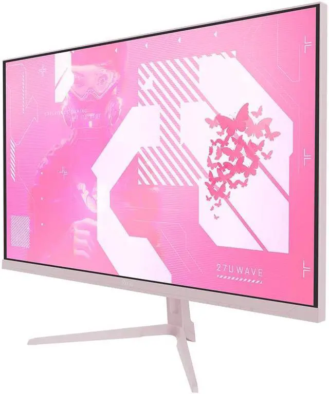 Alt view image 4 of 7 - Pixio PX27U Wave Pink 27" 4K UHD 160Hz Refresh Rate Fast IPS 1ms GTG Response Time Gaming Monitor with Adaptive Sync