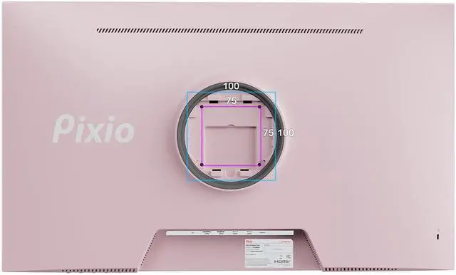 Alt view image 7 of 7 - Pixio PX27U Wave Pink 27" 4K UHD 160Hz Refresh Rate Fast IPS 1ms GTG Response Time Gaming Monitor with Adaptive Sync
