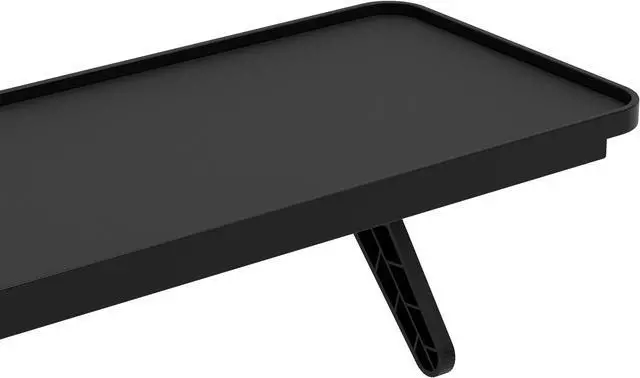 Alt view image 3 of 7 - Pixio 12 inch Black Monitor Storage Top Shelf - Adjustable Platform, Universal Fit, Holds Up to 13lbs, Works on TV, Flat, Curved Monitors, Storage for Webcams, Clocks, Phone, Figures