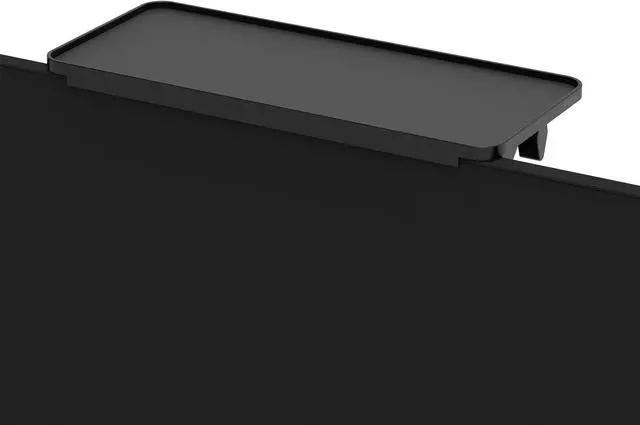 Alt view image 4 of 7 - Pixio 12 inch Black Monitor Storage Top Shelf - Adjustable Platform, Universal Fit, Holds Up to 13lbs, Works on TV, Flat, Curved Monitors, Storage for Webcams, Clocks, Phone, Figures