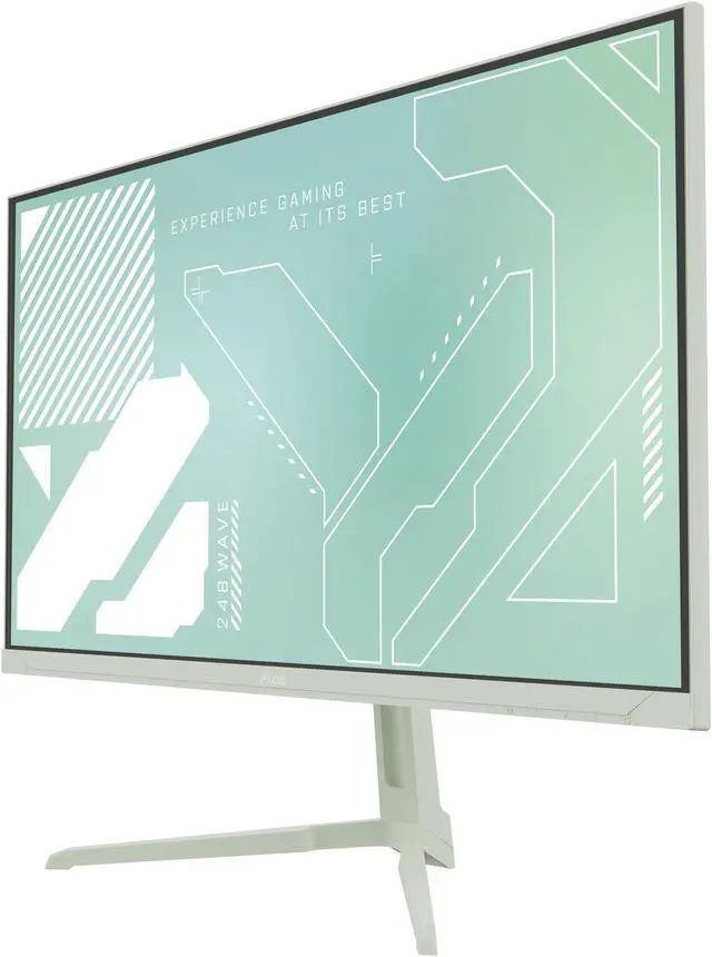 Alt view image 3 of 7 - Pixio PX248 Wave Mint 24" Fast IPS FHD 1920 x 1080 200Hz Refresh Rate 1ms GTG Response Time Adaptive Sync Gaming Monitor Mint