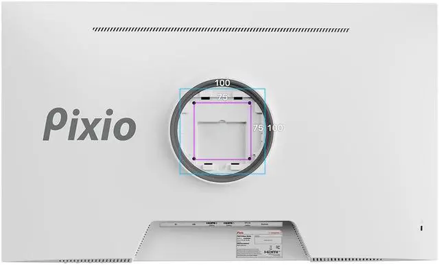 Alt view image 7 of 7 - Pixio PX279 Wave White 27" Fast IPS FHD 1920 x 1080 240Hz Refresh Rate 1ms GTG Response Time Adaptive Sync Gaming Monitor White