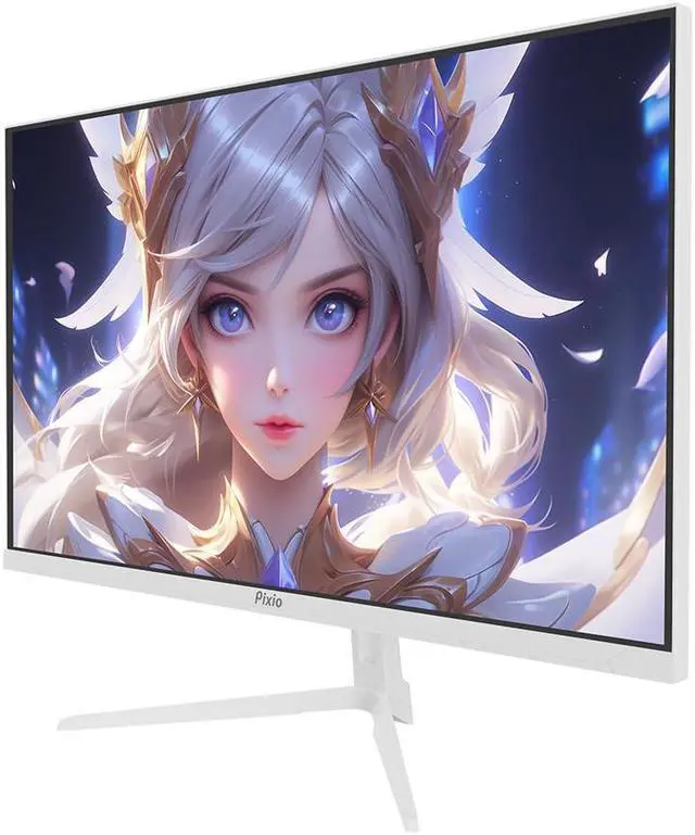 Alt view image 3 of 7 - Pixio PX279 Wave White 27" Fast IPS FHD 1920 x 1080 240Hz Refresh Rate 1ms GTG Response Time Adaptive Sync Gaming Monitor White