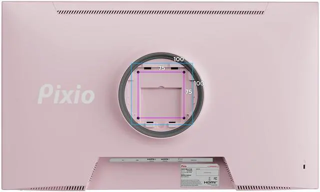 Alt view image 7 of 7 - Pixio PX279 Wave Pink 27" Fast IPS FHD 1920 x 1080 240Hz Refresh Rate 1ms GTG Response Time Adaptive Sync Gaming Monitor Pink