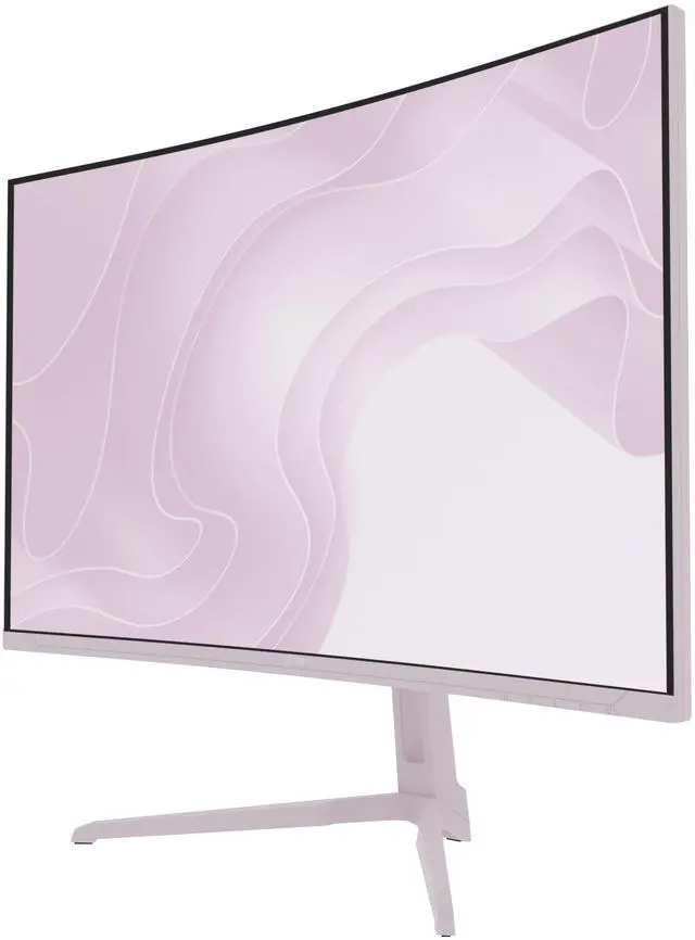 Alt view image 2 of 7 - Pixio PXC248WAVE Pink 24 inch 200Hz Refresh Rate FHD 1080p Resolution 1500R Curve Fast VA Panel 1ms GTG Response Time Adaptive Sync HDR Curved Gaming Monitor Pink