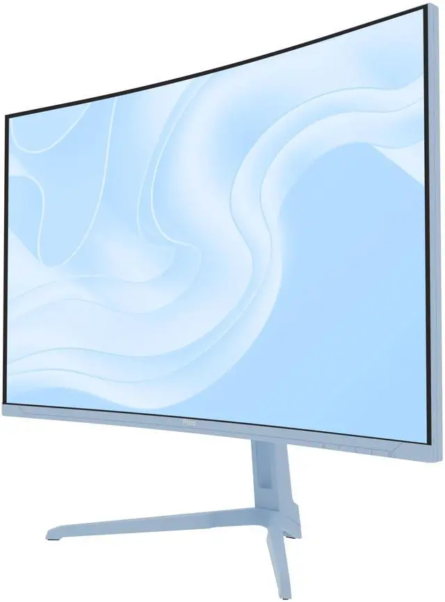 Alt view image 2 of 7 - Pixio PXC248WAVE Blue 24 inch 200Hz Refresh Rate FHD 1080p Resolution 1500R Curve Fast VA Panel 1ms GTG Response Time Adaptive Sync HDR Curved Gaming Monitor Blue