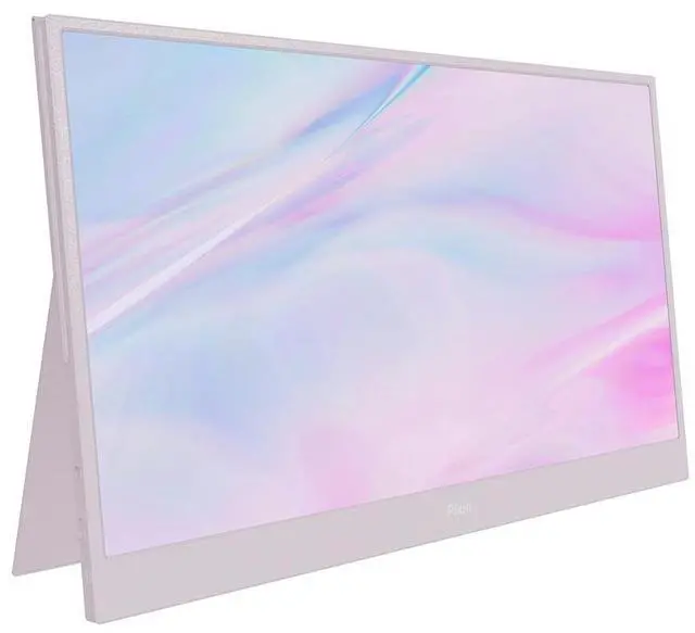 Alt view image 3 of 6 - Pixio PX160 Wave Pink Portable Monitor 15.6 inch 60Hz Refresh Rate FHD 1080p Resolution IPS panel HDR Screen Cover Stand USB-C HDMI Display for Laptop, PC, Console, Phone Pink