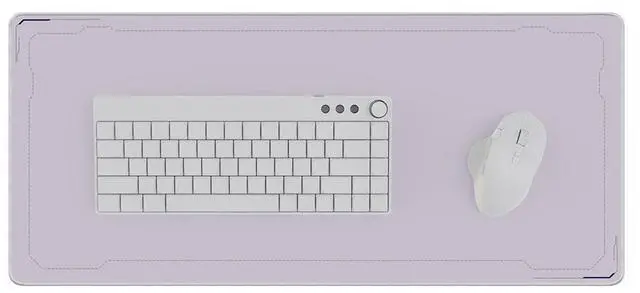 Alt view image 4 of 5 - Pixio Mouse Pads - 36 x 16 inch XXL Purple Border Multifunctional Large Desk Mats for Gaming, Office, Desktop Anti-slip Waterproof Washable Computer Mouse Mat