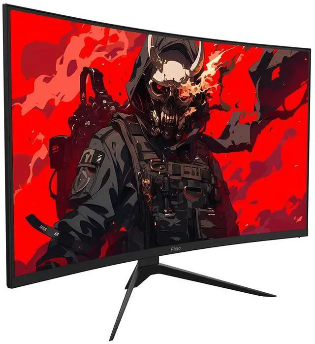 Alt view image 2 of 7 - Pixio PXC328 32 inch 180Hz Refresh Rate QHD 1440p Resolution 1500R Curved Fast VA Panel 1ms GTG Response Time Adaptive Sync HDR Curved Gaming Monitor