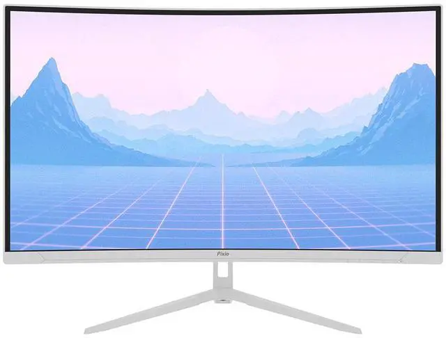 Main image of Pixio PXC278 Wave White 27 inch 180Hz Refresh Rate QHD 1440p Resolution 1650R Curved Fast VA Panel 1ms GTG Response Time Adaptive Sync HDR Curved Gaming Monitor White