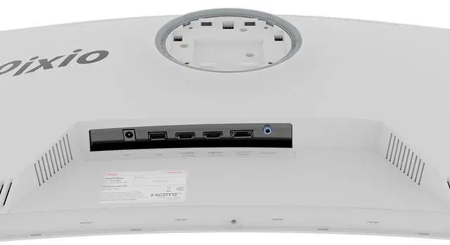 Alt view image 7 of 7 - Pixio PXC278 Wave White 27 inch 180Hz Refresh Rate QHD 1440p Resolution 1650R Curved Fast VA Panel 1ms GTG Response Time Adaptive Sync HDR Curved Gaming Monitor White