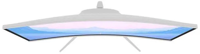 Alt view image 6 of 7 - Pixio PXC278 Wave White 27 inch 180Hz Refresh Rate QHD 1440p Resolution 1650R Curved Fast VA Panel 1ms GTG Response Time Adaptive Sync HDR Curved Gaming Monitor White