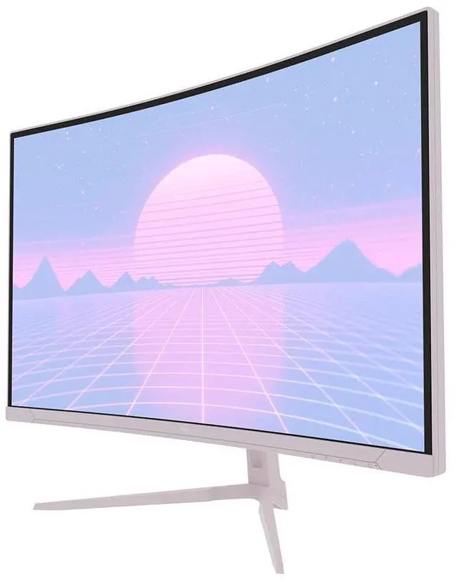 Alt view image 3 of 7 - Pixio PXC278 Wave Pink 27 inch 180Hz Refresh Rate QHD 1440p Resolution 1650R Curved Fast VA Panel 1ms GTG Response Time Adaptive Sync HDR Curved Gaming Monitor Pink