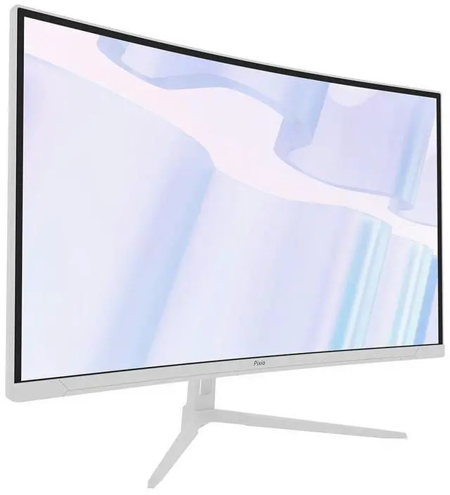 Alt view image 3 of 7 - Pixio PXC279 Wave White 27 inch 300Hz Refresh Rate FHD 1080p Resolution 1650R Curved Fast VA Panel 1ms GTG Response Time Adaptive Sync HDR Curved Gaming Monitor
