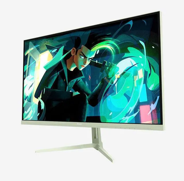 Alt view image 3 of 7 - Pixio PX279 Wave Mint Green 27" Fast IPS FHD 1920 x 1080 240Hz Refresh Rate 1ms GTG Response Time Adaptive Sync Gaming Monitor Green