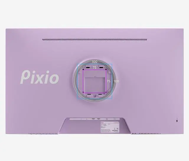 Alt view image 7 of 7 - Pixio PX279 Wave Purple 27" Fast IPS FHD 1920 x 1080 240Hz Refresh Rate 1ms GTG Response Time Adaptive Sync Gaming Monitor Purple