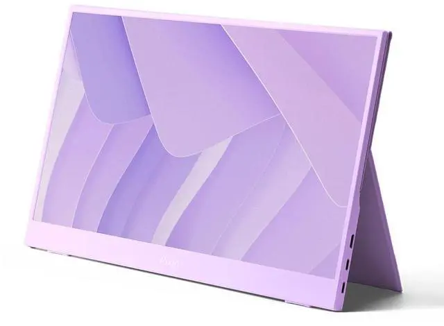 Alt view image 2 of 4 - Pixio PX160 Wave Purple Portable Monitor 15.6 inch 60Hz FHD 1080p IPS Panel HDR Screen Cover Stand USB-C HDMI Laptop Screen Extender Portable Monitor for Laptop, PC, Console, Phone