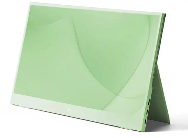 Alt view image 2 of 4 - Pixio PX160 Wave Mint Green Portable Monitor 15.6 inch 60Hz FHD 1080p IPS Panel HDR Screen Cover Stand USB-C HDMI Laptop Screen Extender Portable Monitor for Laptop, PC, Console, Phone