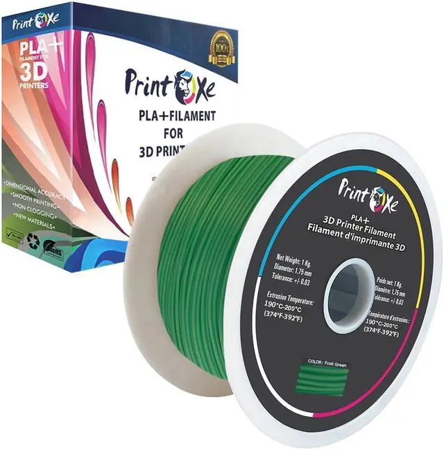 Alt view image 4 of 7 - 3D PLA+ / Pro PLA 8 Packs of 2 Black & 1 of White / Light Blue / Bronze / Green / Fluorescent Yellow / Purple Colour Filament for 3D Printers - 1.75 mm  - 1 Kg Net on Spool (2.2 LBs) Each