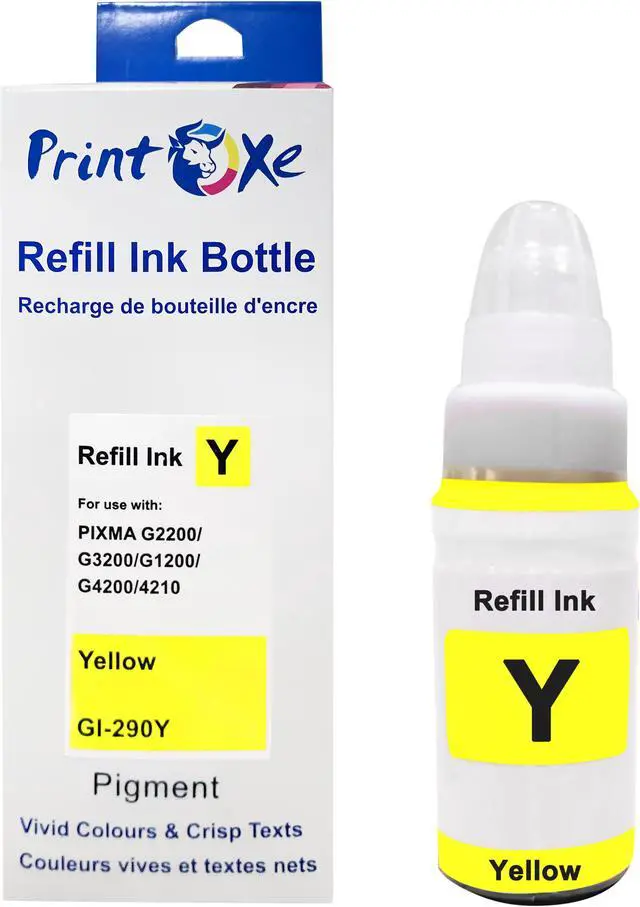 Alt view image 5 of 5 - GI-290 Compatible Ink Refill Bottles Set GI290 of 4 Colours for PIXMA G4200 G4210 G3200 G2200 G1200 G1000 G1100 G1400 G1800 G1900 G2000 G2100 G2400 G2800 G2900 G300 and others